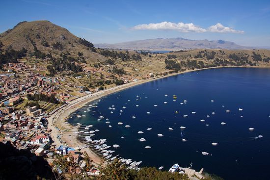 Copacabana, Blick vom Cerro Calvario
