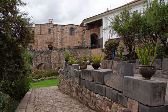 Qorikancha, Blick von außen