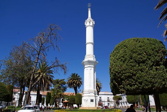 Obelisco an der Plaza Libertad