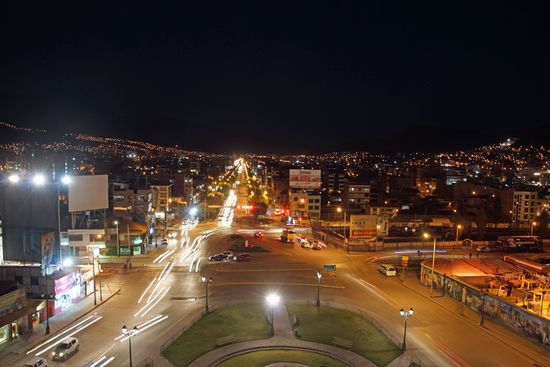 Blick vom Monumento Inka Pachacutec
