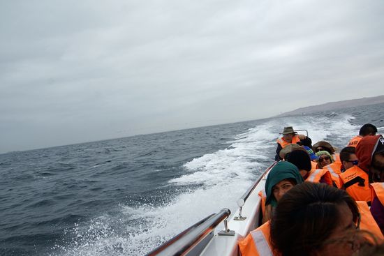 Unterwegs zu den Inseln