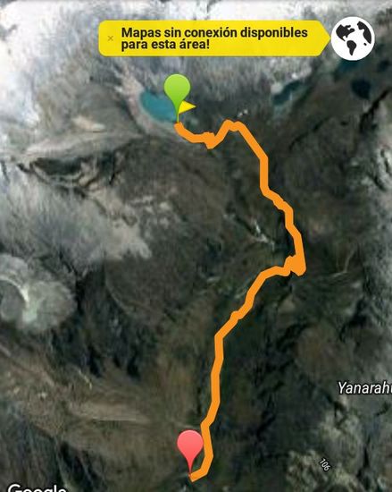 Leider ließ sich kein echtes Höhenprofil aufzeichnen