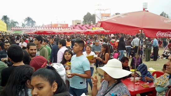 Und so sieht es auf der Mistura aus