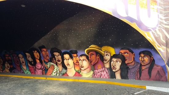 Wandmalereien an dem Ermita Weg