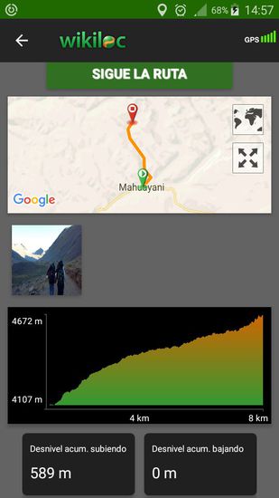 Der Weg von Mahuayani bis zum Santuario
(während ich auf dem Hinweg meine Blasen vergaß, spürte ich sie beim Rückweg bei jedem Schritt..., doch ich bereue nichts!  )
