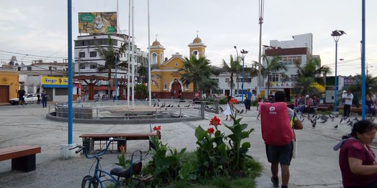 Plaza mayor in Barranca