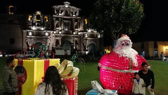 Abends an der Plaza de Armas