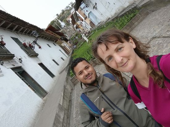 Weg zur Kapelle der Señora Fátima