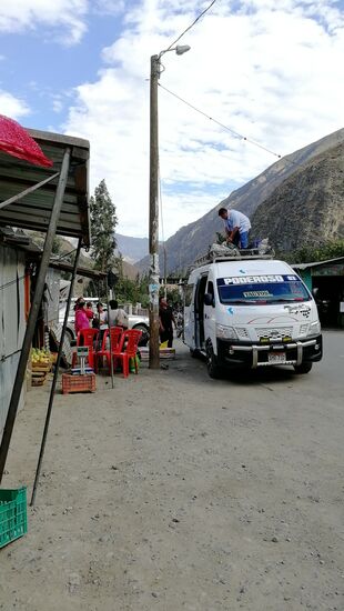 Gerade in Magdalena angekommen.