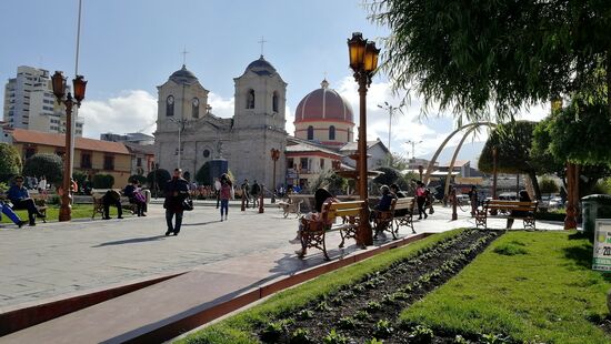 An der Plaza de la Constitutión