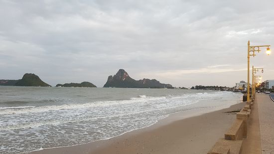 Und das Meer bei ruhigen Wetter