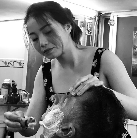 Mit einer vorbildlichen Hingabe kuemmerte sich die Lady um mich.