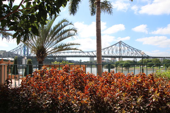 Die Story Bridge über den Brisbane-River, ...