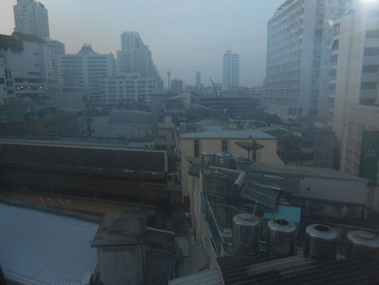Blick vom Hotelzimmer in Bangkok Sukhumvit