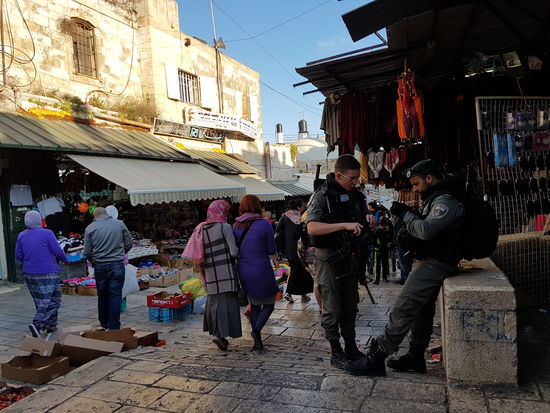 Eingang zum muslimischen Teil der Altstadt