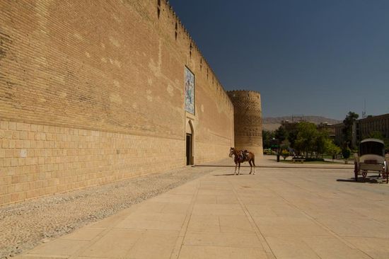 Im Inneren wird schon fleißig renoviert...