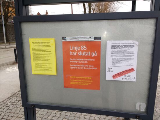 Die Stockholmer vermissen auch ihre Fähre ... 