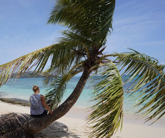 Am Strand der Blue Lagoon, Fiji