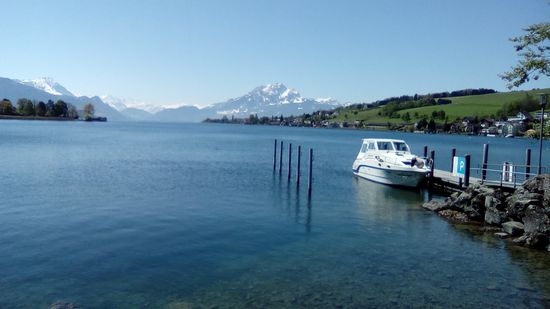 Noch in der Heimat und bald auf grosser Fahrt.