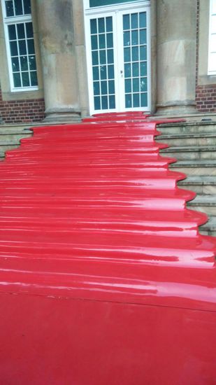 Eine von 20 Skulpturen die 2017 in Münster ausgestellt sind.