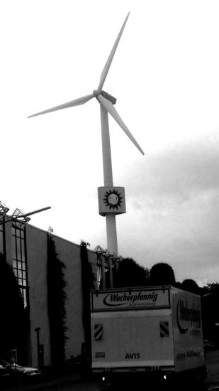 Am Mittellandkanal hat es sehr viel Wind