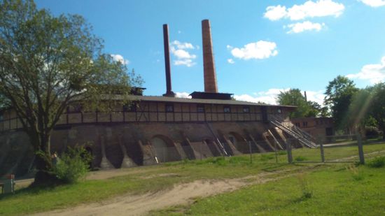 Alte Ziegelfabrik in Mindenburg.
