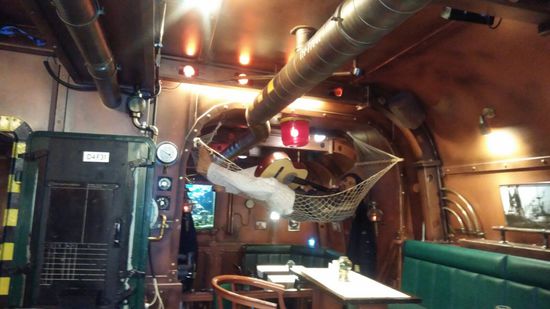 Essen im "U-Nautic" in Waren.