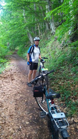 Auf der Biketour am Schwerinersee.