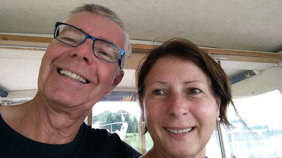 über 2 Stunden Warten auf die Schleusung.
Genügend Zeit für ein Selfie 