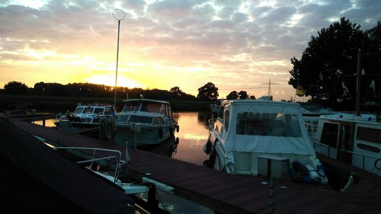 Traumhafte Abendstimmung in der Nähe von Münster