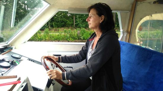 Susanne als Steuerfrau