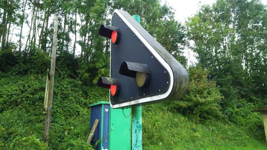 Schleuse ausser Betrieb.
Kommt immer wieder vor.