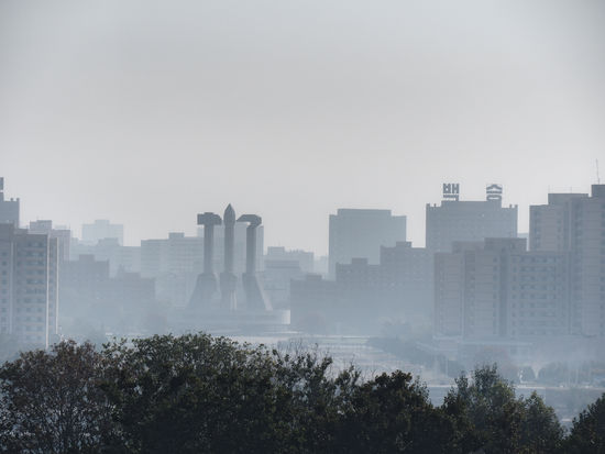 Monument zur Gründung der Partei der Arbeit Koreas