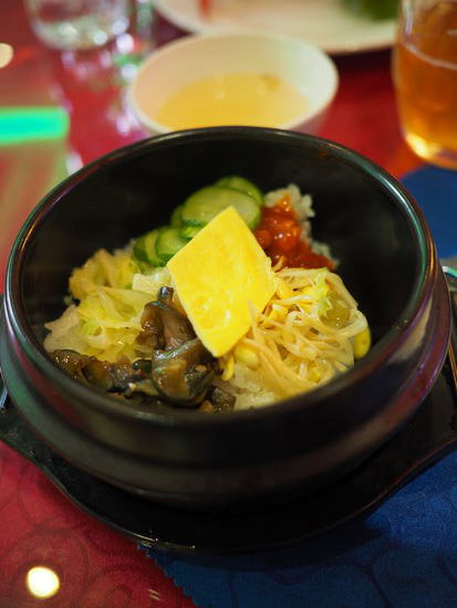 Abendessen an Tag 2 - Bibimbap