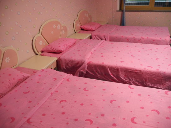 Mädchenzimmer im Songdowon International Children's Camp