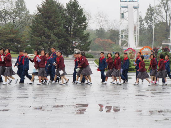 Schulklasse im Songdowon International Children's Camp