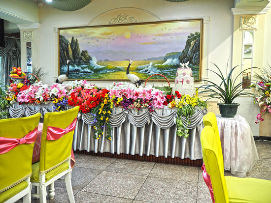 Mittagessen in Pjöngjang - Hochzeitsgedeck