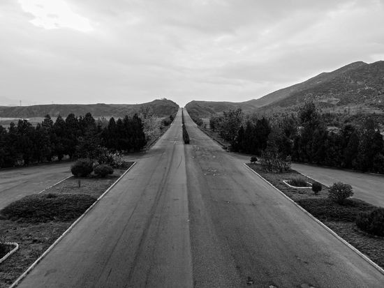 Nordkoreanische Autobahn