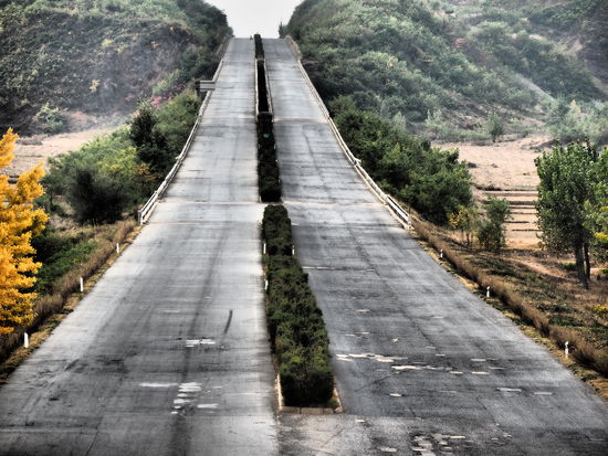 Nordkoreanische Autobahn