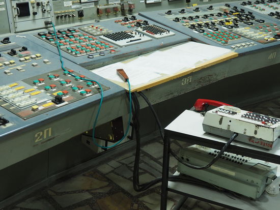 Kontrollraum von Reaktor 2 (baugleich mit dem Kontrollraum aus Reaktor 4)