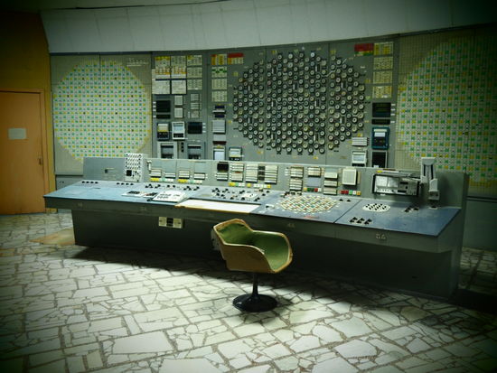 Kontrollraum von Reaktor 2 (baugleich mit dem Kontrollraum aus Reaktor 4)