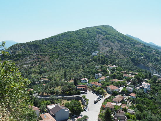 Blick auf Petrela von der Burg aus