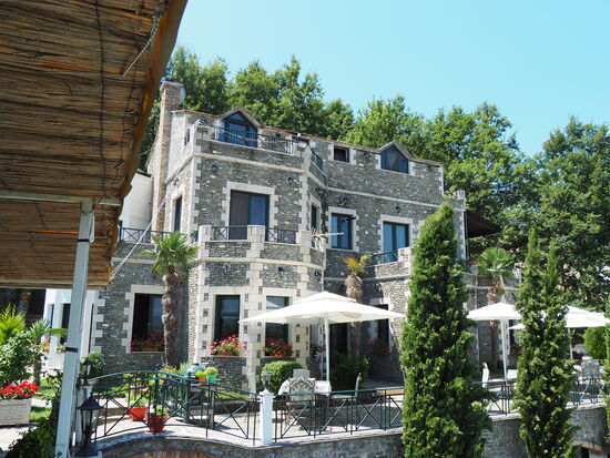 Das Restaurant "Bujtina Mera"