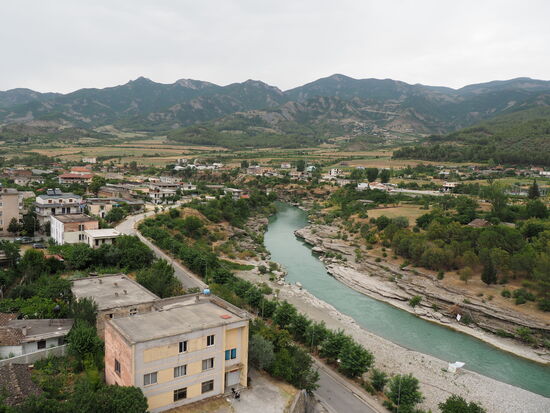 Blick vom "Stadtfels", Guti i Qytetit