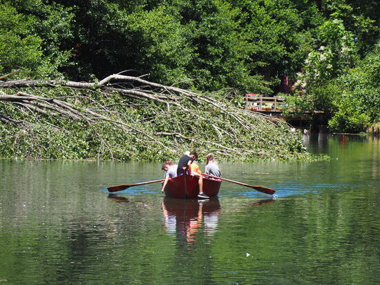 Verwüstung vom Gewitter in Drilon