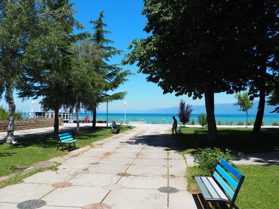 Promenade von Pogradec