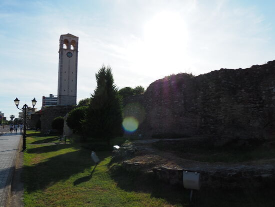 Alte Stadtmauer in Elbasan