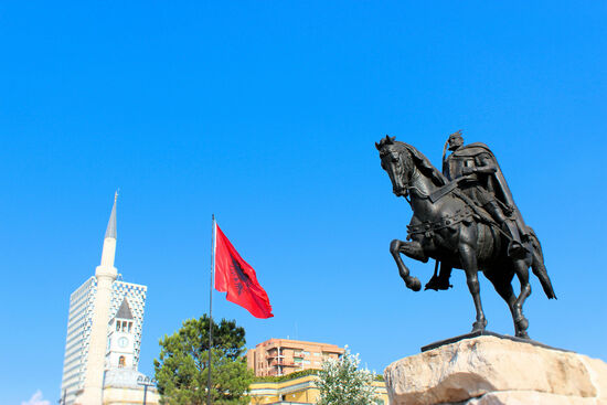Skanderbeg-Statue