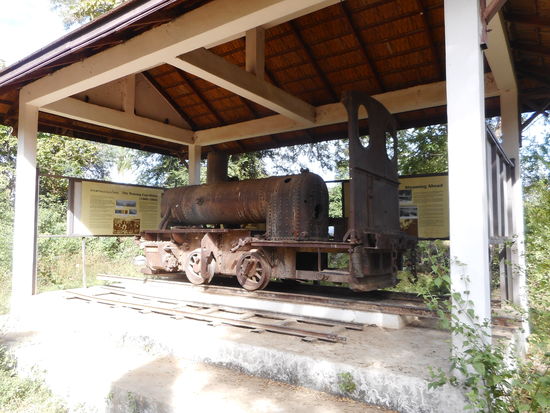 Die alte französische Lokomotive.