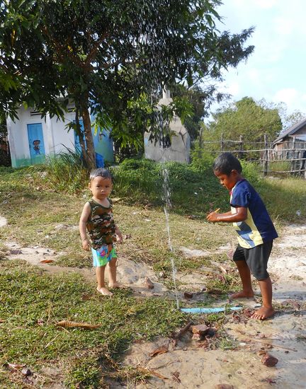 Das Glück einer undichten Wasserleitung